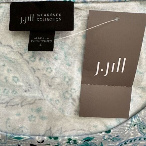 J. Jill Wearever A-Line Tank Top Paisley Women’s Size Small Chic Summer Style - Picture 5 of 8